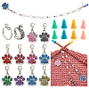 Dog Paw Print DIY Knitting Tool Sets HJEW-NB00075-1