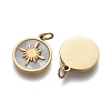 Natural Shell Charms STAS-H100-03G-3
