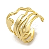 304 Stainless Steel Open Cuff Ring RJEW-C067-06G-1