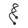 316 Stainless Steel Spiral Barbell LS-AJEW-G042-02EB-3