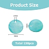 Natural Akoya Shell Dyed Disc Charms SHEL-WH0005-05C-3