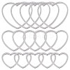 SUNNYCLUE 60Pcs 3 Style 304 Stainless Steel Linking Ring STAS-SC0004-19-1