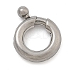 304 Stainless Steel Spring Gate Rings STAS-M084-11C-1