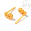 Hypoallergenic Bioceramics Zirconia Ceramic Stud Earrings EJEW-C065-03G-4