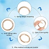 10Pcs Alloy Spring Gate Rings FIND-SP0001-38G-6