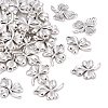 Ireland Tibetan Style Alloy Shamrock Pendants LS-TIBEP-EA11722YKG-AS-LF-1