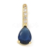 Brass Micro Pave Cubic Zirconia Pendants KK-U050-05G-01-2