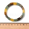 Natural Mixed Stone Beads Stretch Bracelets for Women Men BJEW-C097-06-03-2