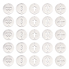 50Pcs 5 Style Manual Polishing 304 Stainless Steel connector Charms STAS-UN0035-89-1