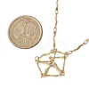 3Pcs 3 Sizes 304 Stainless Steel Wavy Bar Link Chain Macrame Pouch Necklace Making NJEW-JN05064-3