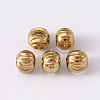 201 Stainless Steel Corrugated Beads LS-X-STAS-S103-17C-G-1