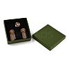 Cardboard Paper Jewelry Storage Boxes with Sponge CON-P023-01E-01-3