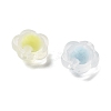 Frosted Transparent Acrylic Beads OACR-A032-16-2