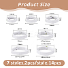 14Pcs 7 Styles Cowhide Leather Watch Strap Ring FIND-FH0017-42D-2