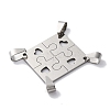 201 Stainless Steel Connector Charms STAS-Q342-39P-2
