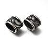 304 Stainless Steel Tube Beads STAS-D382-09AS-2