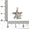 Brass Micro Pave Cubic Zirconia Pendants KK-M313-23P-3