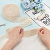12 Yards Cotton Rhombus Lace Ribbons DIY-WH0580-03-4