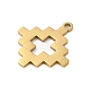 304 Stainless Steel Pendants STAS-S123-03G-09-2