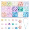 150G 14 Colors 6/0 Glass Seed Opaque Beads SEED-PH0001-96-1