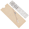 1Pc 304 Stainless Steel Bookmark AJEW-CP0003-87B-1