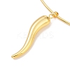 Pepper Brass Necklace BJEW-Q350-06G-2