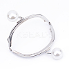 Iron Purse Frame Handle with Solid Color Acrylic Beads FIND-Q038P-D01-2