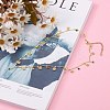Brass Enamel Pendant Necklaces NJEW-JN03322-4