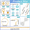 DIY Glass Beaded Bracelets & Earrings Jewelry Making Kit DIY-SP0001-20E-2