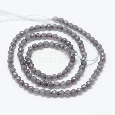 Natural Agate Bead Strands G-R344-3mm-18-1