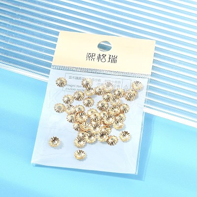 SHEGRACE Brass Beads Caps XGRPCU721-281G-1