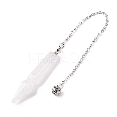 Natural Quartz Crystal Pointed Dowsing Pendulums G-Q184-04E-P-1