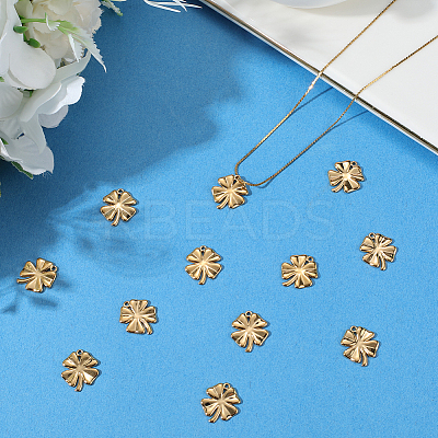 12Pcs 304 Stainless Steel Charms STAS-BBC0007-80G-1