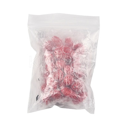 32Pcs 5 Styles Cinnabar Beads CARL-FS0001-01-1