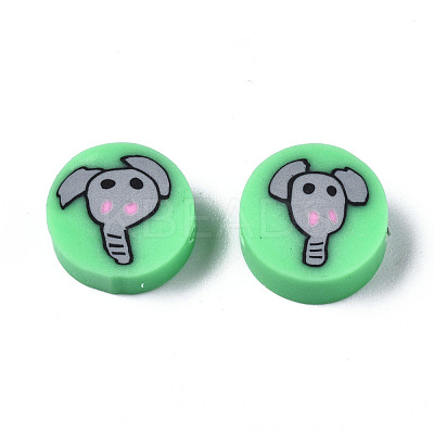 Handmade Polymer Clay Beads CLAY-N008-036C-1