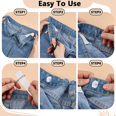 3 Sets DIY Sewing Polyester & PE & Iron Waist Button Kits DIY-PH0030-96B-1