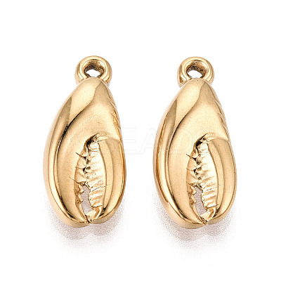 304 Stainless Steel Crab Claw Pendants STAS-T069-01G-1