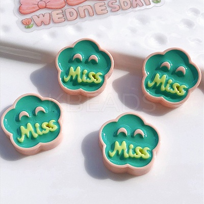 Smiling Face Opaque Resin Cabochons FIND-SX0001-049-1