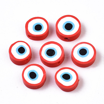 Handmade Polymer Clay Beads CLAY-ZX006-07G-1