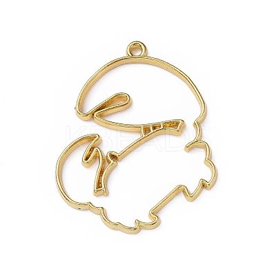 Zinc Alloy Open Back Bezel Pendants LS-X-PALLOY-D580-05G-J-1