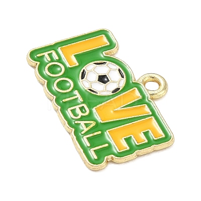 Alloy Enamel Pendants ENAM-I075-01G-11-1