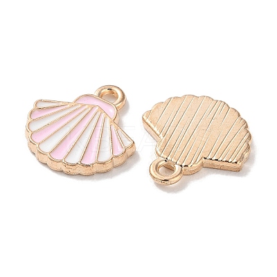 Alloy Enamel Pendants ENAM-O001-02C-G-1