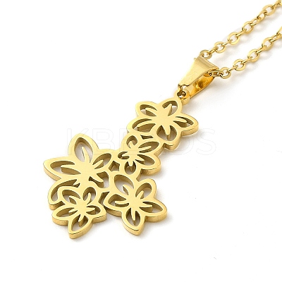 304 Stainless Steel Pendant Necklaces LS-NJEW-D063-03G-1