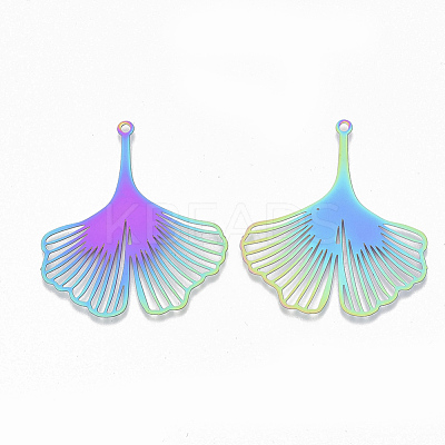 Ion Plating(IP) 201 Stainless Steel Filigree Pendants X-STAS-S108-88-1