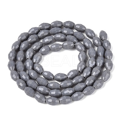 Opaque Solid Color Glass Beads Strands LS-GLAA-N071-01A-C11-1