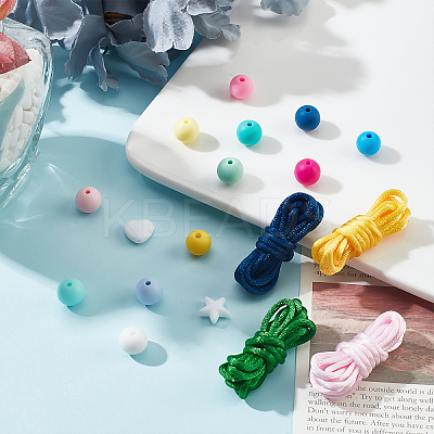 DIY Bead Braided Bracelet Making Kit DIY-PH0009-17-1