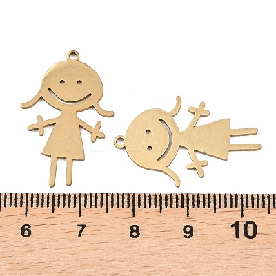 201 Stainless Steel Pendants STAS-I364-11G-1