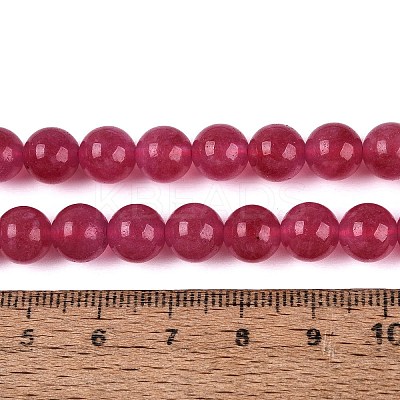 Natural Quartz Beads Strands G-T129-01-8mm-1