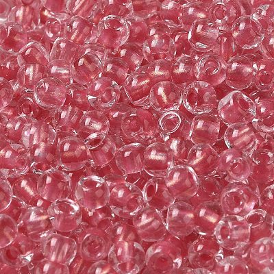 6/0 Transparent Inside Colours Glass Seed Beads SEED-P006-01A-10-1