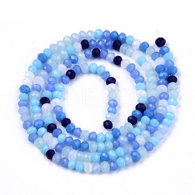 Opaque Glass Beads Strands GLAA-T006-07-A01-1
